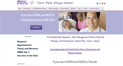 Desktop Screenshot of floridapainnetwork.com